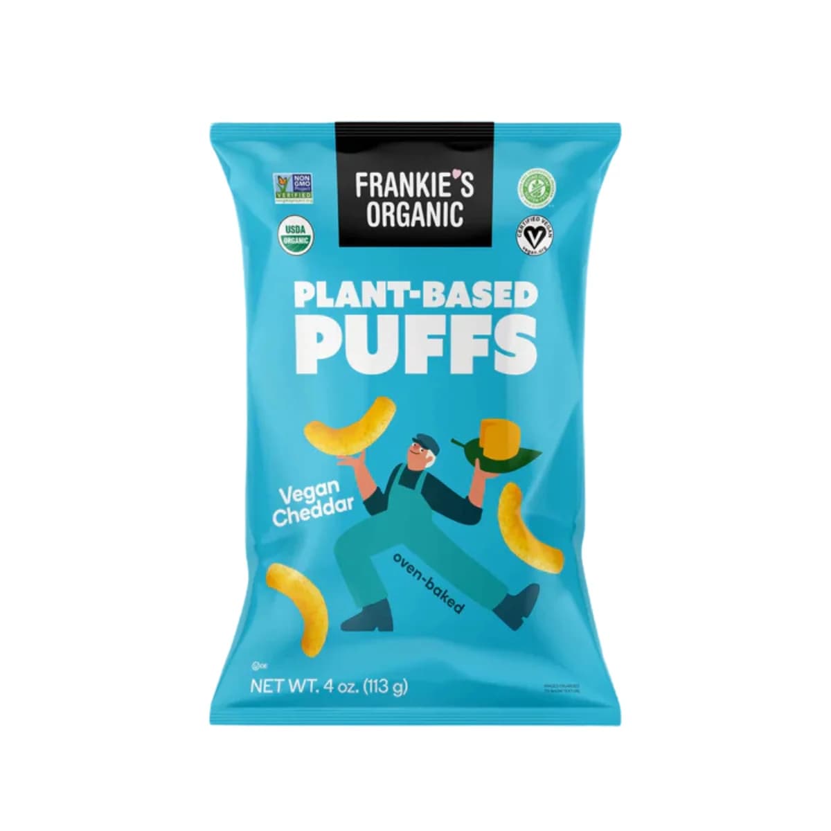 Organic Plant-Based Puffs Vegan Cheddar Flavour
