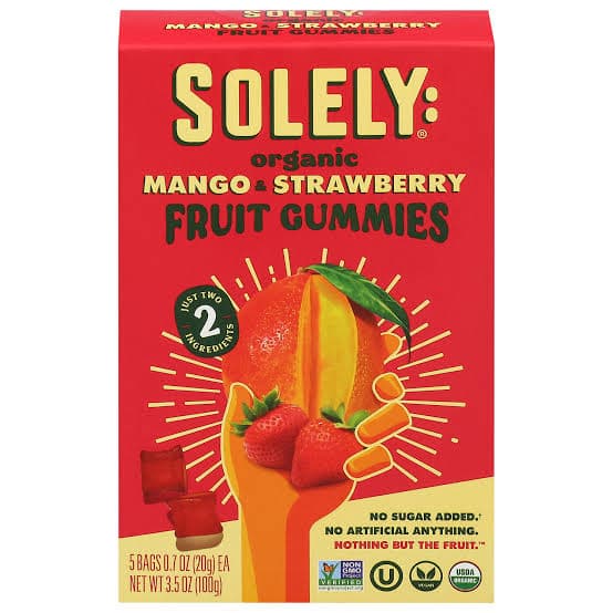 Mango & Strawberry Fruit Gummies 